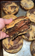 Brookie filled with nutella